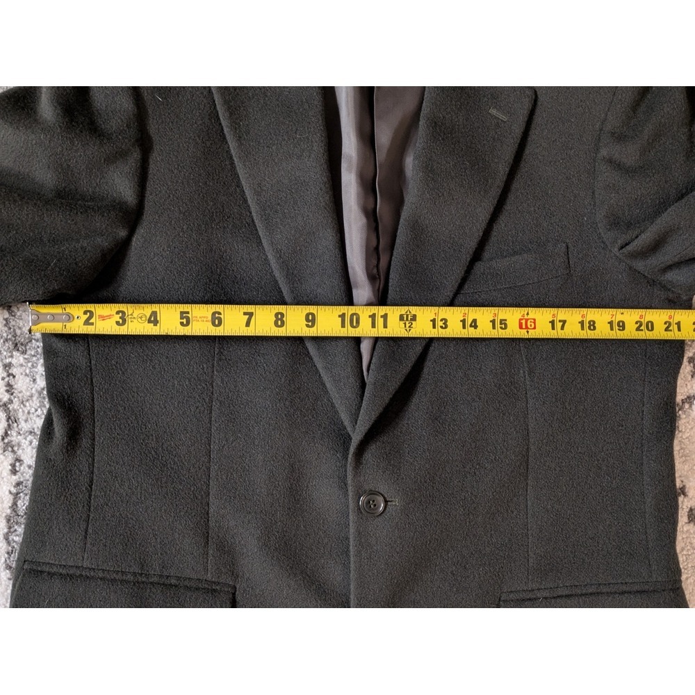 Brooks 346 Mens Jacket 42L Black Camel Hair 2 Button Blazer Sport Coat - Picture 12 of 12